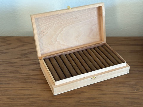 Caja Cedro Rojo Bisagra - White Label Puros